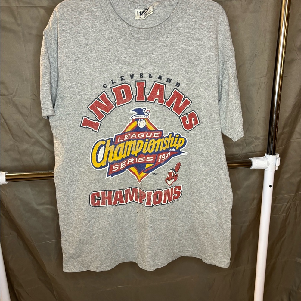 Vintage 1997 Cleveland Indians Championship T-Shirt